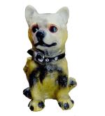 ATUT Dog Decorative showpiece for Home Decor in Brown Colour,in Big Size,Unbreakable -20CM