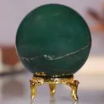 Crystal Divine Green Jade Crystal Sphere Ball Crystal Showpieces for Home Decor Table Decor Items & Decorative Items Crystal Stones Astro Sphere Crystal Ball Gemstone Spheres Feng Shui Items Gifts