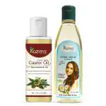 KAZIMA Combo Of Castor Oil And Jasmine Herbal Hair Oil 100 ml Each (Combo Of 2)