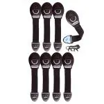 Kids Station Made in India Furniture Safety Locks for Kids, Child Safety Locks for Drawer, Cabinet, Cupboard, Baby Proofing Product, Strong Adhesive Safety Lock (Pack of 10, Brown)