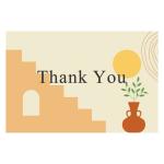 Festiko Thank You Cards, Party Items, Birthday, Anniversary, Wedding Return Gifts, Gift Accessories (Aesthetic 15 Pcs)