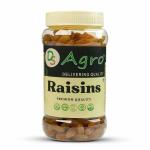 DS Agro Premium Seedless Green Raisins - 1 kg | 500 gm x 2 | In Pet Jar, Kishmish