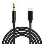 MVTECH Aux cost compatible with Iphone 3.3ft, Lightning to 3.5 mm Male stereo audio cable for Iphones