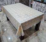 DELHI PVC CORP Brown, Faun Pvc Printed 6-Seater Table Cover