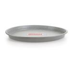 HAZEL Non Stick Pizza Tray Microwave Oven OTG Aluminium Bakeware Round Baking Plate Pan Tawa for 11 Inch Base, Grey