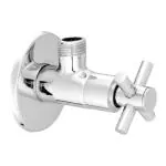 ZAP Brass Chrome 15 mm Angular Stop Cock for Bathroom Medium