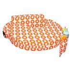 Oscar home Feeding Pillow with Belt orange candy print made in hypo allergic & Eco friendly fabric