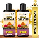 Smartdrops Ubtan Facewash For Skin Glowing Skin Dark Spots And Hyperpigmentation Face Wash, 200 Ml For Men, Women (Pack Of 2)