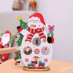 My Party Suppliers 3D Wooden Christmas Snowman Home Décor Ornament