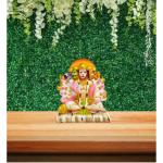 LETS CATCH UPP Handcrafted Panchmukhi Hanumanji Statue for Car Dashboard, Pooja, and Gifts | Decor Items for Home & Office | 6.5 x 4.5 x 8 inch | Hanumanji Showpiece