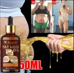 KURAIY Fat Loss Oil Dissolve Fat Essential Oil for Whole Body Ginger Extract 30ml