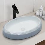 Plantex Table Top Wash Basin For Bathroom/Designer Ceramic Basin/Countertop Vessel Sink Basin - Indo-European Collection (NC-937)