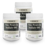 Sharrets Nutritions Soy Protein Isolate 90, Unflavored, Gluten Free - 200 Gm (Pack Of 3)