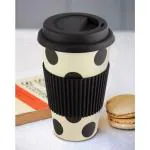 Freelance Bamboo Fibre Eco Travel Mug, 400ml, Black