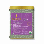 Luxmi Estates Valerian Dream Tea 100gm Tin | Certified Organic Herbal Tea