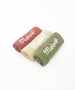 Doctor towels it's safe Combed Cotton Makeup Remover Towel 25 X 25 Cm Multicolors, Pack Of 3