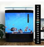 Vayinato Transparent Aquarium Thermometer Sticker Fish Tank Temperature Strip