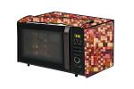 The Furnishing Tree Microwave Oven Cover for Samsung 32 L Convection CE117PC-B2/XTL Abstract Pattern Brown