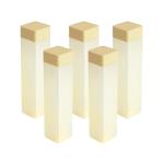 Skofri Yellow Plastic Water Bottles 1000 ml (Pack Of 5 )