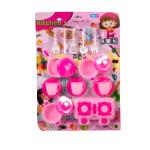 Globular Indian Kitchen Set Mini Kitchen Set Little Chef Cooking Pretend Play with Accessories (Little Chief Pink)