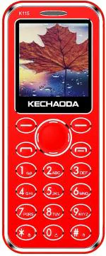 Kechaoda K115, Dual Sim, Red, Feature Phone