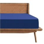 SAVOY CONCEPTS Feel Terry Ultra Soft Waterproof Cotton Mattress Protector, Blue (75 x 72 inch)