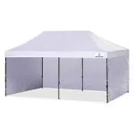 World Of Wish White Waterproof And Uv Protection Roof Folding Tent - 3 X 6 Mtr.