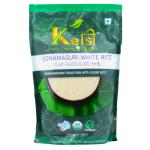 Kelsi Let's choose Organic Healthy & Tasty Sonamasuri Rice White , 1 KG (Pack of 5)