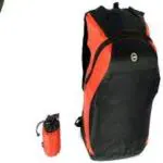VIAGGI Folding backpack - Red & Black.