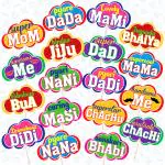 Zyozique 18 Pcs Baby Shower Photo Booth Props, Photo Props Decorations for Mom to Be Shoot