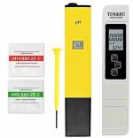 AMPEREUS TDS&EC Meter and PH Meter, Total Dissolved Solids with TDS&EC and Manual pH Meter for Water Testing, for Household Drinking Water, Swimming Pools, Aquariums