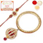 Jaiccha-RM-155 Bhaiya Bhabhi rakhi with 400 gms of Kaju katli