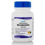 Healthvit High Potency Bromelain 3000 GDU/Gram Natural Supplement, Non-Synthetic, 500 mg, 60 Capsules| Supports Healthy Digestion & Inflammatory Responses, Bruises, Immune, Extra Strength