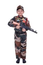 RAJ FANCY DRESSES Army Dress for Kids, Indian Military Soldier, New Army Full (Adults)