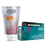 Jolen New York Lumeric B3 Hair Removal Cream (Orange) 50g & Creme Bleach with Charcoal 40g - Combo