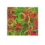 Pmw - Nylon Rubber Bands - Zero Size - 250 Grams - Fluorescent Colours