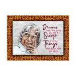 SHASWAT ART Thought of A.P.J Abdul Kalam Painting Sparkle Coated Self Adhesive Wallpaper Without Frame Digital Reprint 16 inch x 22 inch Painting
