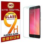 Kite Digital Redmi 3S Prime Premium Tempered Glass Screen Protector Slim 9H Hardness 2.5D