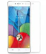 Vizio Vivo Y37 Transparent Tempered Glass Scratch Resistant and Bubble Proof Screen Protector with Dry and Wet Wipe 15 X 8 X 1.3 cm