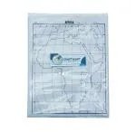 CRAFTWAFT OUTLINE MAP OF AFRICA PHYSICAL BLANK 67 gsm Project Paper (Set of 100, White)