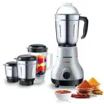 DIGISMART Electricals (600 Watt) Kitchen Mate Powerful Mixer Grinder Multi Purpose Blade | 4 Jar | Come With 1 Year Warranty ( BLACK & GRAY )