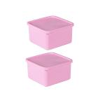 Fresia Container no - 4 (2 pcs Set) Opaque Plain (Shrink Wrap), 1000 ML X 2