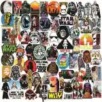 PIXELARTZ Star Wars Theme Styling Doodle DIY Vinyl Stickers for Laptop, Skateboard, Luggage, Snowboard, Refrigerator, Toys, Car, Bikes, Phones, Guitar Multicolor (003)