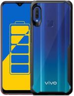 S-Hardline Vivo Y15 Transparent Thermoplastic Polyurethane Shock Proof Protective Back Case Cover