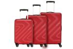 Kamiliant by American Tourister Kiza Polypropylene 55, 68 & 79 cms Ruby Red Hardsided Carry-on Set of 3 Luggage (GZ8 (3) 40 008)