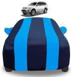 Mockhe Car Cover Compatible with Mitsubishi Pajero Sport Old with Mirror Pockets, Triple Stitched, Navy, Blue, Water Resistant Car Body Cover