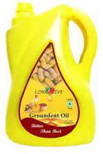 Long Live Cold Pressed Groundnut/Peanut Oil (Virgin, Chekku/Ghani) - 5.25 LTR
