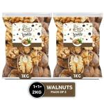 Nuts Vakil 2 Kg Walnuts| Akhrot With Shell Pack Of 2 (1kg+1kg).