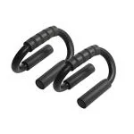 Vector X Black Steel S-Shape Push up Bar