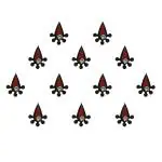 Comet Busters Maroon Stone Bindi For Women
